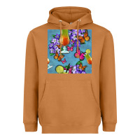 Meerkat butterfly cocktail Heavyweight Hoodie - BundleAndBundleShop