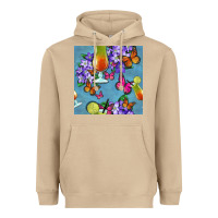 Mushroom butterfly cocktail Heavyweight Hoodie - BundleAndBundleShop