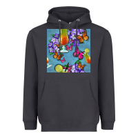 Smoke butterfly cocktail Heavyweight Hoodie - BundleAndBundleShop