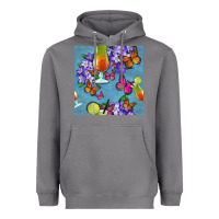 Storm butterfly cocktail Heavyweight Hoodie - BundleAndBundleShop