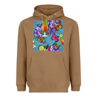 Toasted Coconut butterfly cocktail Heavyweight Hoodie - BundleAndBundleShop