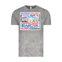 Cloud Rock volleyball Vintage Tee - Zillion Design Studio