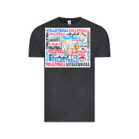 Vintage Black volleyball Vintage Tee - Zillion Design Studio