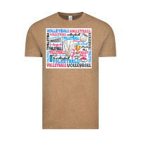 Vintage Coffee volleyball Vintage Tee - Zillion Design Studio