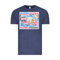 Vintage Denim volleyball Vintage Tee - Zillion Design Studio
