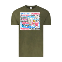 Vintage Olive volleyball Vintage Tee - Zillion Design Studio