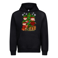 Mimi Elf, Mama Elf, Child Elf Christmas Urban Hoodie | Teevron