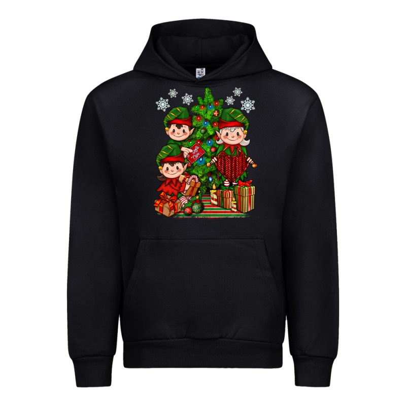 Mimi Elf, Mama Elf, Child Elf Christmas Urban Hoodie by BundleAndBundleShop | Teevron