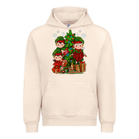 Sandshell Mimi Elf, Mama Elf, Child Elf Christmas Urban Hoodie - BundleAndBundleShop