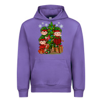 Tulip Mimi Elf, Mama Elf, Child Elf Christmas Urban Hoodie - BundleAndBundleShop