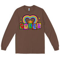 Chestnut queer Long Sleeve Tee - Zillion Design Studio