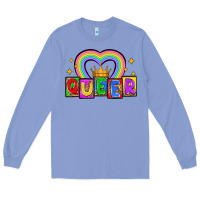 Colony Blue queer Long Sleeve Tee - Zillion Design Studio