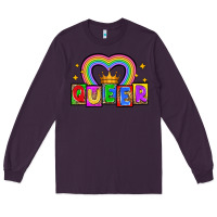 Plum queer Long Sleeve Tee - Zillion Design Studio