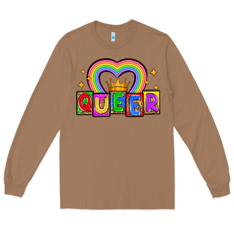 Queer Long Sleeve Tee by Zillion Design Studio | Teevron