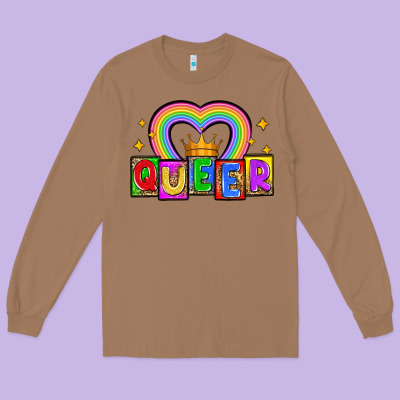 Queer Long Sleeve Tee Designed By Zillion Design Studio