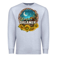 Heather Grey desert dreamer Premium Sweatshirt - NancyCooperArtShop