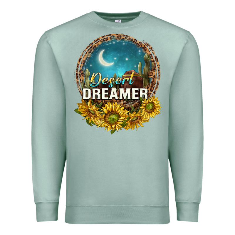 Desert Dreamer Premium Sweatshirt by NancyCooperArtShop | Teevron