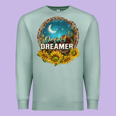 Desert Dreamer Premium Sweatshirt Designed By Nancycooperartshop