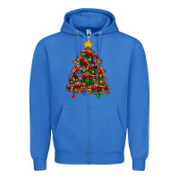 True Royal christmas truck tree Zipper Hoodie - FaDigitalArtStudio