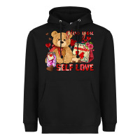 Black give you self love Heavyweight Hoodie - AdoDesignShop