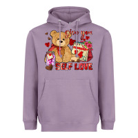 Lavender give you self love Heavyweight Hoodie - AdoDesignShop