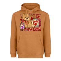 Meerkat give you self love Heavyweight Hoodie - AdoDesignShop