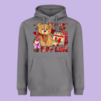 Give You Self Love Heavyweight Hoodie Designed By Adodesignshop