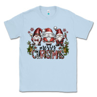Dusty Blue merry christmas Classic Tee - CowhideDigitalArt