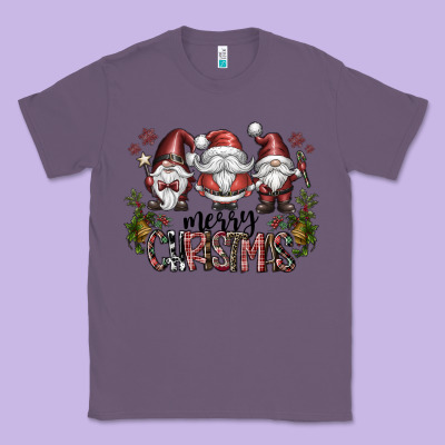 Merry Christmas Classic Tee Designed By Cowhidedigitalart