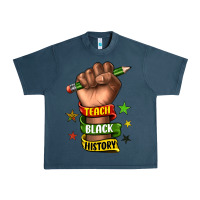 Midnight Navy teach black history Urban Heavy Tee - texasbilliewilder