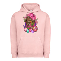 Pigment Salmon Cowboy Rabbit Easter Urban Hoodie - BundleAndBundleShop