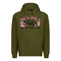 Army Green this is just a chapter not the whole story Premium Hoodie - MaliasSmallBusiness