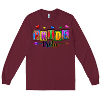 Burgundy pride tribe Long Sleeve Tee - Zillion Design Studio