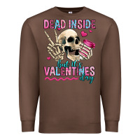 Chestnut dead inside but it's valentines day Premium Sweatshirt - Jasminsmagicworld