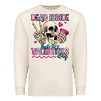 Sandshell dead inside but it's valentines day Premium Sweatshirt - Jasminsmagicworld