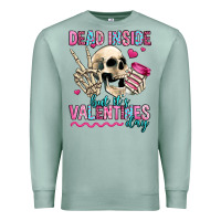 Seafoam dead inside but it's valentines day Premium Sweatshirt - Jasminsmagicworld