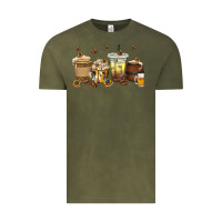 Vintage Olive beer coffee cups Vintage Tee - texasbilliewilder