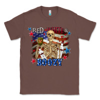 Chestnut Red white boozy 4th of july Classic Tee - CowGirlArtShop