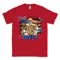 Red Red white boozy 4th of july Classic Tee - CowGirlArtShop