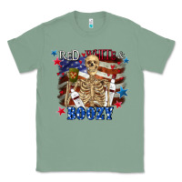 Sage Red white boozy 4th of july Classic Tee - CowGirlArtShop