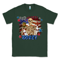 Sports Green Red white boozy 4th of july Classic Tee - CowGirlArtShop