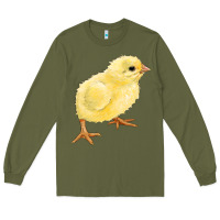 Army Green chick Long Sleeve Tee - RanaPortraitStore