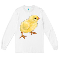 White chick Long Sleeve Tee - RanaPortraitStore