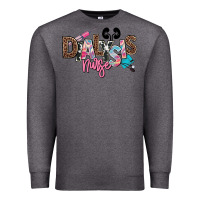 Charcoal Heather dialysis nurse Premium Sweatshirt - NancyCooperArtShop