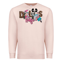 Pale Pink dialysis nurse Premium Sweatshirt - NancyCooperArtShop