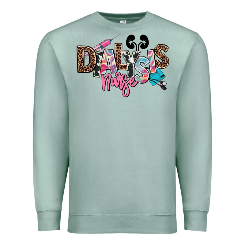 Dialysis Nurse Premium Sweatshirt by NancyCooperArtShop | Teevron