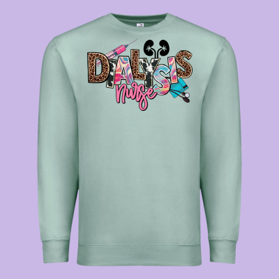 Dialysis Nurse Premium Sweatshirt Designed By Nancycooperartshop