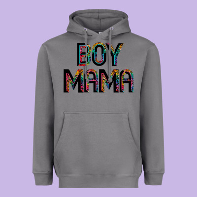 Boy Mama Heavyweight Hoodie Designed By Jahusdesignshop