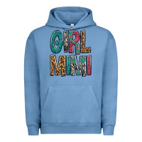 Pigment Pebble Blue Girl Mimi Urban Hoodie - BundleAndBundleShop