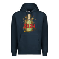 Navy sparkly champagne Premium Hoodie - MaliasSmallBusiness